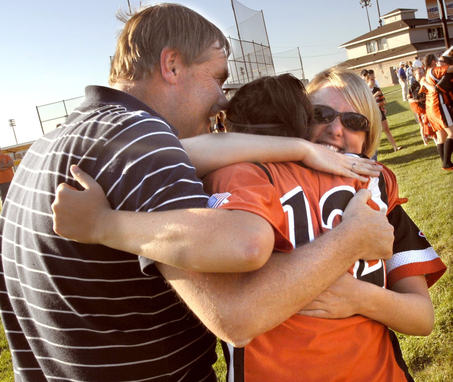 Randy Kindred with daughters